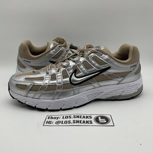 Size 13 - Nike P-6000 Khaki Metallic Silver (HQ3030-200)